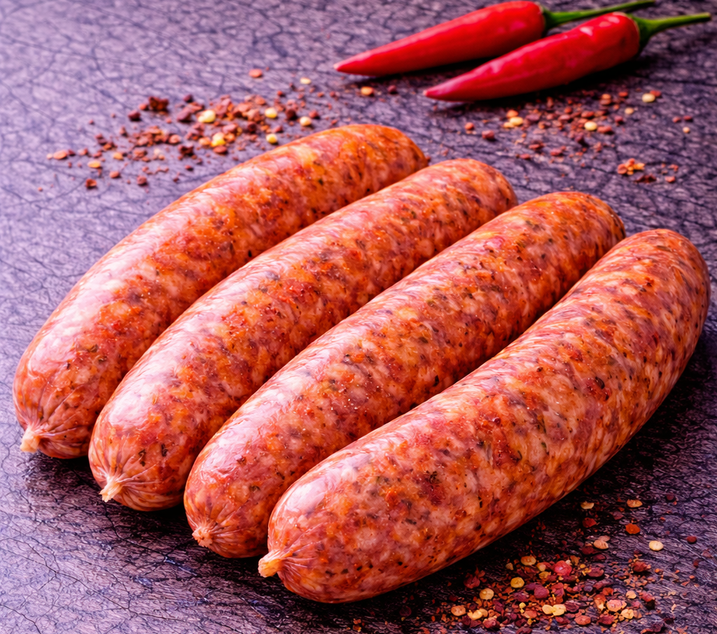 Beef Coriander Sausage (South African Style) Fresh or Freshly Frozen