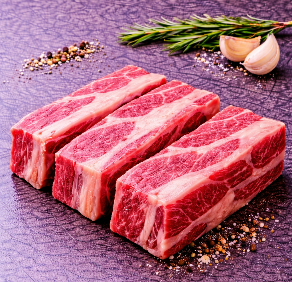 Beef Short Ribs (BBQ Style) – Grass-Fed (Fresh or Freshly Frozen)