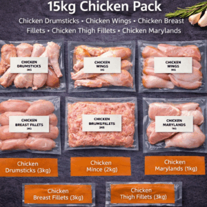 CNP Premium Chicken Collection — 15kg | Fresh or Freshly Frozen | Lean Protein Variety